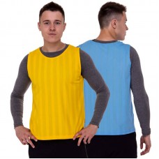 Манишка для футболу двостороння PlayGame блакитний-жовтий, код: CO-0791_NY Манишка для футболу двостороння PlayGame блакитний-жовтий, код: CO-0791_NY