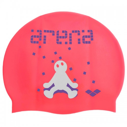Шапочка для плавання дитяча Arena Kun Junior Cap, червоний, код: AR-91552-90_R