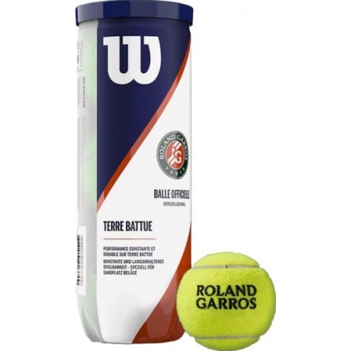 М"ячі для тенісу Wilson Roland Garros All CT 3 BALL, код: 887768887698