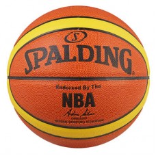 М"яч баскетбольний Spalding №7 PVC NBA помаранчевий зі смугою, код: SP7PVC/NL-WS