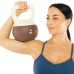 Гиря м"яка Bloom Soft Kettlebell 4кг, білий-коричневий, код: LB7012-4_W