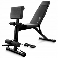 Лава для тренувань 4Fizjo Pro універсальна, з партою Скотта, чорний, код: P-5905973405119 Лава для тренувань 4Fizjo Pro універсальна, з партою Скотта, чорний, код: P-5905973405119