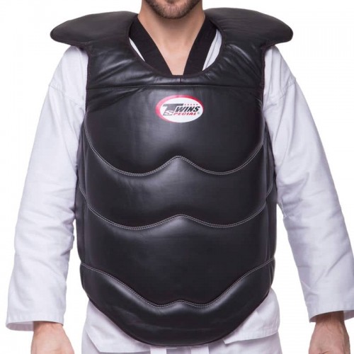 Захист корпусу та ключиці (жилет) для єдиноборств Twins M чорний, код: BOPL3_MBK-S52 Захист корпусу та ключиці (жилет) для єдиноборств Twins M чорний, код: BOPL3_MBK-S52