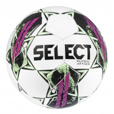 Футзальний м"яч Select Futsal Attack v22 №4, біло-рожевий, код: 5703543298419