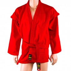 Самбовка (куртка, шорти) Mizuno зріст 150 см, червоний, код: SMR-58150-WS