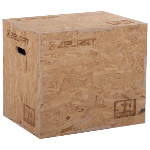 Бокс пліометричний дерев"яний Zelart Box-Wood 70см 1шт, код: FI-3636-2-S52