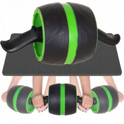 Ролик для преса з поворотним механізмом Springos AB Wheel Black/Green, код: FA5010