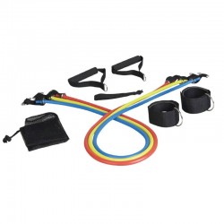Набір еспандерів 3шт з кріпленнями LiveUp Expander Set, код: 6951376105551