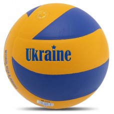 М"яч волейбольний PlayGame Ukraine №5 клеєний, жовтий-синій, код: VB-7200_YBL М"яч волейбольний PlayGame Ukraine №5 клеєний, жовтий-синій, код: VB-7200_YBL