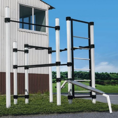 Вуличний спортивний комплекс Ladas 2675x4050x3000 мм, код: УВ-09 Вуличний спортивний комплекс Ladas 2675x4050x3000 мм, код: УВ-09