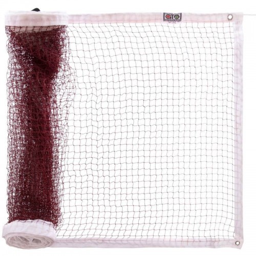 Сітка для бадмінтону PlayGame 6000х760 мм, червоно-білий, код: NB-09A Сітка для бадмінтону PlayGame 6000х760 мм, червоно-білий, код: NB-09A