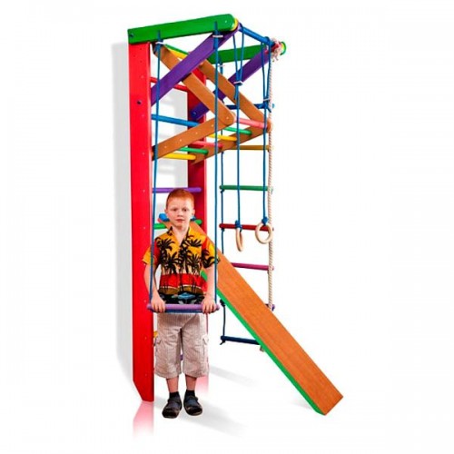 Шведська стінка PLAYBABY (Barby), код: SB-BR3-220 Шведська стінка PLAYBABY (Barby), код: SB-BR3-220