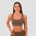 Спортивний топ GymBeam Clothing Mesh Panel Olive XS, оливковий, код: 219741-GB