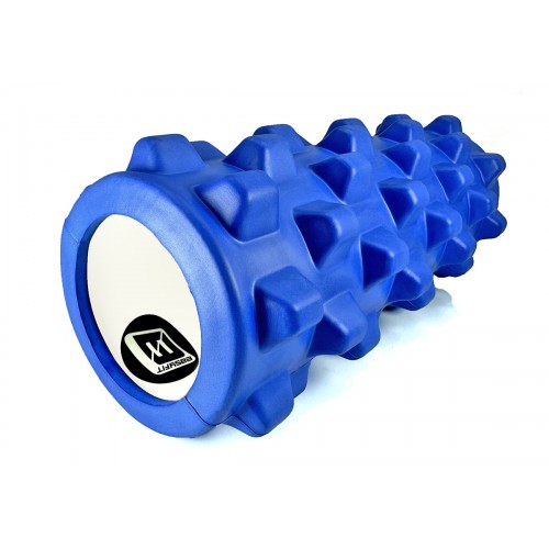 Масажний ролик EasyFit Grid Roller PRO 330х140 мм, синій, код: EF-2015-BL-EF