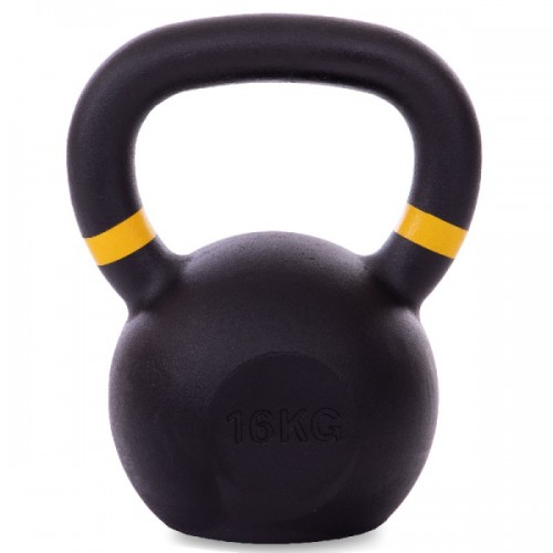 Гиря тренувальна чавунна Generation Fitness FF51F2-16kg 16 кг, чорний, код: 523008-AX