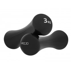 Гантелі вінілові 4FIZJO 8-shape 2 x 3 кг, чорний, код: P-5907739312037 Гантелі вінілові 4FIZJO 8-shape 2 x 3 кг, чорний, код: P-5907739312037
