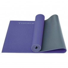 Килимок для йоги та фітнесу Toorx Yoga 1730х600х6 мм, фіолетовий-антрацит, код: 931139-SVA