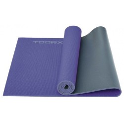 Килимок для йоги та фітнесу Toorx Yoga 1730х600х6 мм, фіолетовий-антрацит, код: 931139-SVA