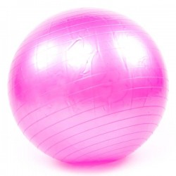 М"яч фітнес FitGo 85 см глянець, рожевий, код: 5415-8A/P-WS