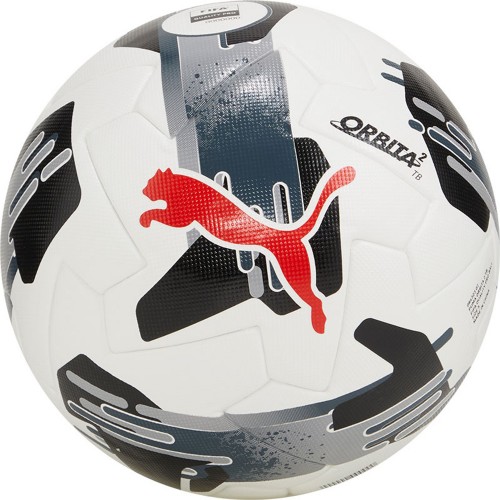М"яч футбольний Puma Orbita 2 TB (FIFA Quality Pro) №5, білий-чорний-червоний, код: 4067981503926