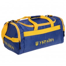 Сумка для спортзала Бочонок Україна SP-Sport синьо-жовтий, код: GA-3-S52