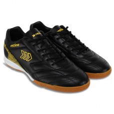 Взуття для футзалу Restime розмір 45 (29 см), чорний-золотий, код: DMB23110-2_45BK