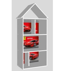 Будиночок-полиця Bambi Ferrari сірий, код: H 2020-18-3-MP