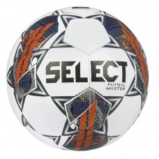 Футзальний м"яч Select Futsal Master (FIFA Basic) v22 grain №4, біло-жовтогарячий, код: 5703543298358