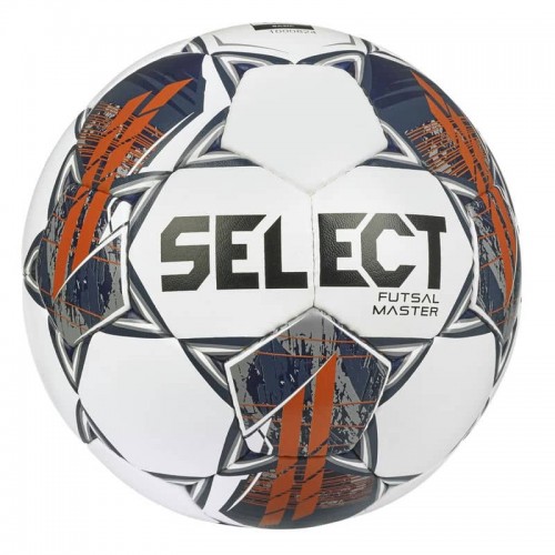 Футзальний м"яч Select Futsal Master (FIFA Basic) v22 grain №4, біло-жовтогарячий, код: 5703543298358