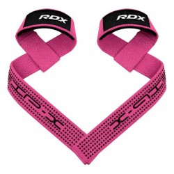 Лямки для тяги RDX S4 Gym Cotton Gel Straps Pink Plus, код: WAC-S4P+