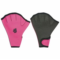 Рукавички для аквафітнесу MadWave M рожевий-чорний, код: M074603_M
