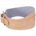 Пояс атлетичний шкіряний Zelart ширина 15см бежевий, код: SB-165351-S52
