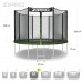 Садовий батут Zipro Jump Pro з вуличною сіткою 10FT 312 см, зелений-чорний, код: M-1600651-IN