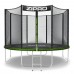 Садовий батут Zipro Jump Pro з вуличною сіткою 10FT 312 см, зелений-чорний, код: M-1600651-IN