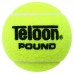 М'яч для великого тенісу Teloon Tour Pound 3шт, салатовий, код: T818-3-S52