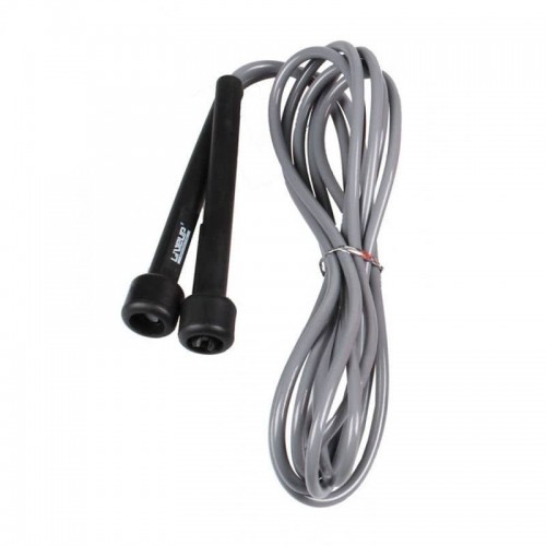Скакалка в тубусі LiveUp PVC JumpRope 2700 мм, сірий, код: 6951376100655 Скакалка в тубусі LiveUp PVC JumpRope 2700 мм, сірий, код: 6951376100655