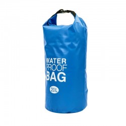 Водонепроникний гермомішок Camping Waterproof Bag 20 л, синій, код: TY-6878-20_BL