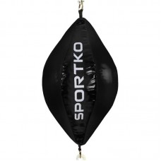 Груша боксерська на розтяжках Sportko 500x240 мм, чорний, код: GP-2_BK