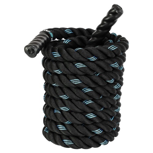 Канат для кросфіту LiveUp 9м, чорний, код: LP8170-9