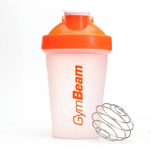 Шейкер GymBeam Blend Bottle 400 мл, прозоро помаранчевий, код: 9000004001011