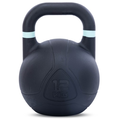 Гиря змагальна цільна чавунна пофарбована LiveUp 12кг, чорний, код: LP8044-12-S52 Гиря змагальна цільна чавунна пофарбована LiveUp 12кг, чорний, код: LP8044-12-S52