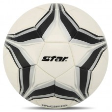 М"яч футбольний Star Incipio №4 PU, білий-чорний, код: SB6404C-S52