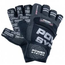 Рукавички для фітнесу Power System Power Grip XL Black, код: PS-2800_XL_Black