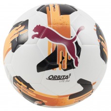 М"яч футбольний Puma Orbita 5 Fusion Lite 350 №5, білий-помаранчевий, код: 4067981499984