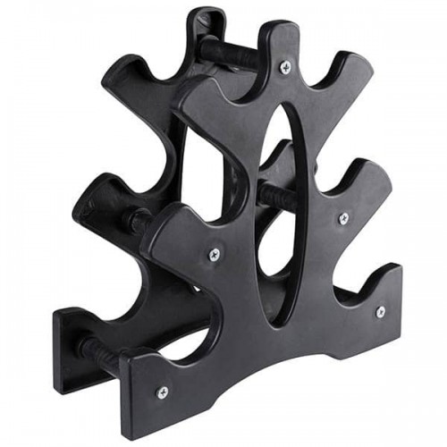 Стійка для гантелей BioGym на 3 пари, пластик, чорний, код: 80386-WS Стійка для гантелей BioGym на 3 пари, пластик, чорний, код: 80386-WS