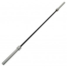 Гриф прямий для станової тяги хромований Олімпійський Texas Deadlift Bar LiveUp 2,3м, ø50мм, код: LP8371