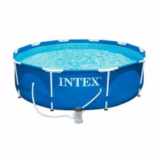 Круглий каркасний басейн Intex Metal Frame Pool, 3050х760 мм, код: 28202-IB