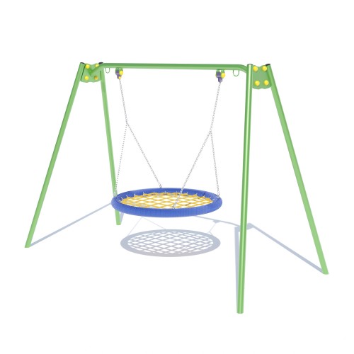 Гойдалка на металевих опорах Miros “Гніздо лелеки” 3200х1600х2140 мм, код: DIO322.5 Гойдалка на металевих опорах Miros “Гніздо лелеки” 3200х1600х2140 мм, код: DIO322.5