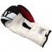 Боксерські рукавиці PowerPlay Matt Challenger 12 унцій, чорний-білий, код: PP_3086_12oz_Bl/White