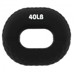 Еспандер кистьовий Кільце з лічильником FitGo 40LB, чорний, код: FI-9471_40LBBK Еспандер кистьовий Кільце з лічильником FitGo 40LB, чорний, код: FI-9471_40LBBK